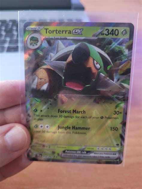 Torterra Ex TEF 012 012 162 Double Rare Temporal Forces Pokemon