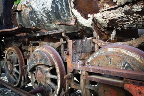 De Locomotief Van De Stoom Stock Afbeelding Image Of Vracht