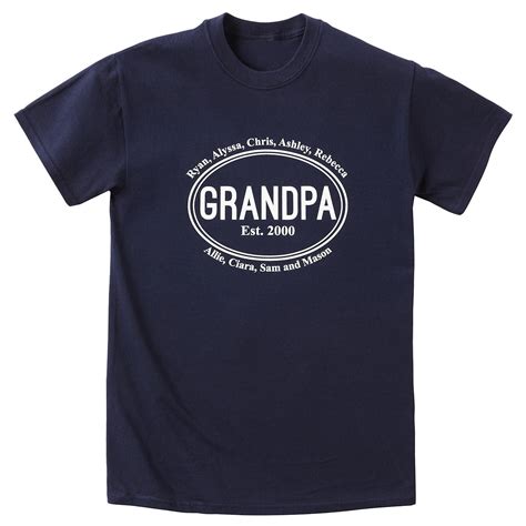 Personalized His Year To Remember T Shirt Grandpa 3xl Personal