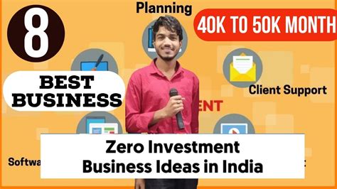 8 Best Business Ideas Without Investment Zero Investment Business