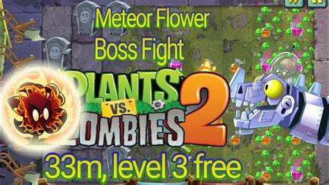 Plants Vs Zombies Arena Week Meteor Flower Vs Zomboss M