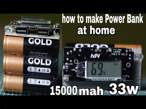 How To Make Power Bank At Home Mah Digital Display Power Bank