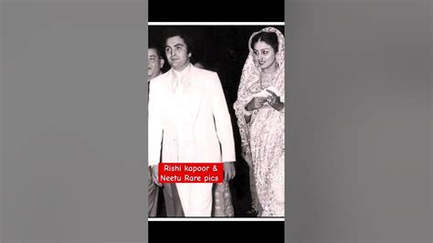 Rishi Kapoor And Neetu Rare Photos Youtubeshortsshortsrishikapoor