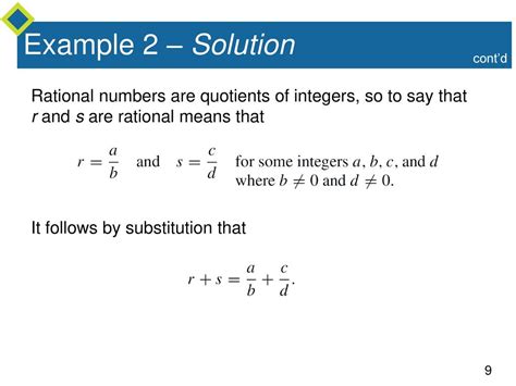 Direct Proof And Counterexample Ii Rational Numbers Ppt Download