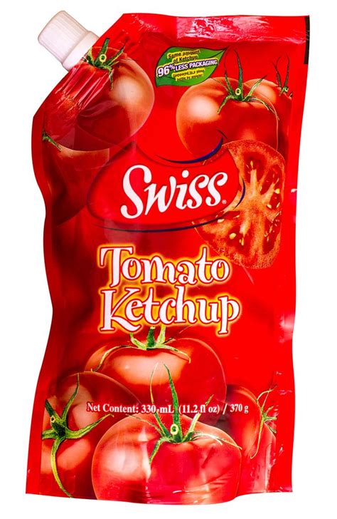 Swiss Brand Tomato Ketchup Packaging Design Trinidad Ketchup