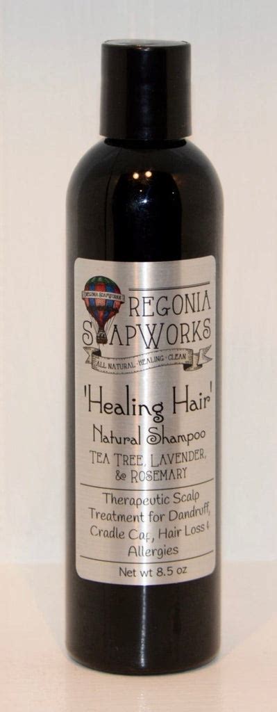 Healing Hair Natural Shampoo Tea Treelavender Oregonia Soapworks