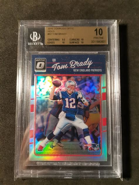 Tom Brady 2016 Optic 62 Holo Price Guide Sports Card Investor