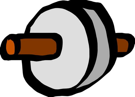 Clipart - stone age wheel