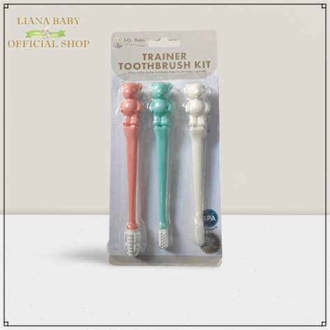 Jual Pera Iq Baby Trainer Toothbrush Kit In Sikat Gigi Lidah Dan