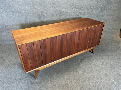 Vintage Mid Century Zenith Stereo Console Etsy