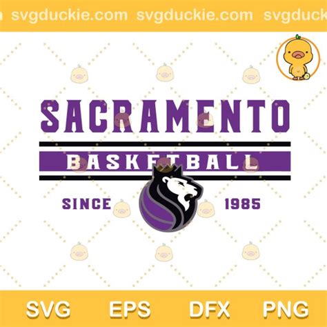 Sacramento Kings Basketball SVG PNG EPS DXF