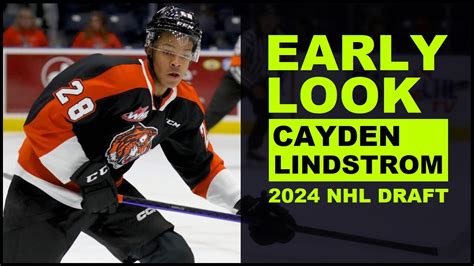 Cayden Lindstrom Highlights Nhl Draft Youtube