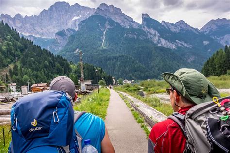 Alpen Berquerung Zu Fu Von M Nchen Nach Venedig Tag Vom Hotel