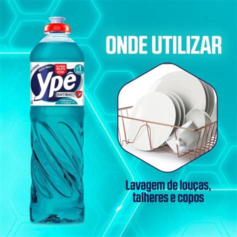 Lava Louças Líquido Ypê Antibac Squeeze 500ml Sonda Supermercado Delivery