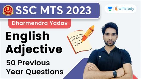 English Adjective 50 Previous Year Questions SSC MTS 2023