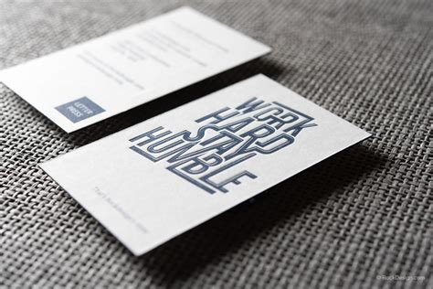 Letterpress Business Cards