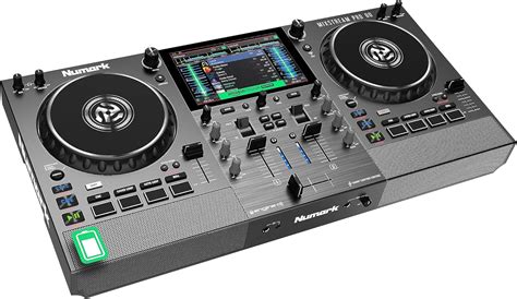 Numark Mixstream Pro Go Portable Dj Controller With Battery Mixer With