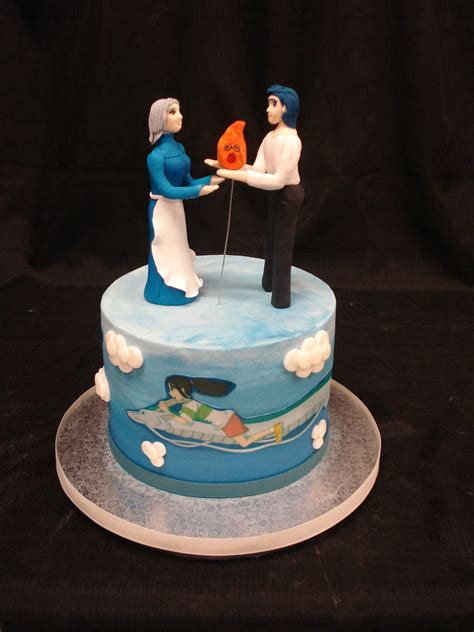 Howl S Moving Castle Themed Wedding Cake By Party Flavors Custom