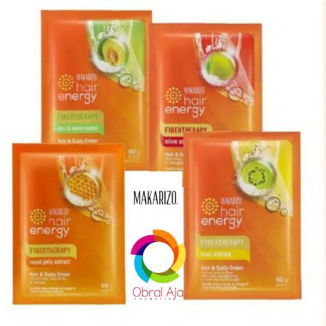 Jual Makarizo Hair Energy Creambath Sachet 15 30 60 Ml Fibertheraphy