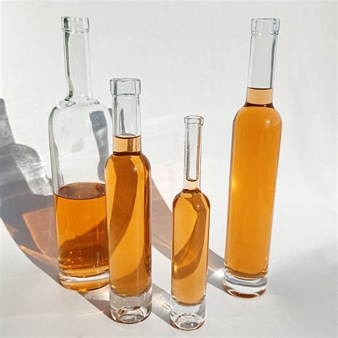 Long And Thin Vodka Gin Tequila Glass Bottle In Stock China Glass