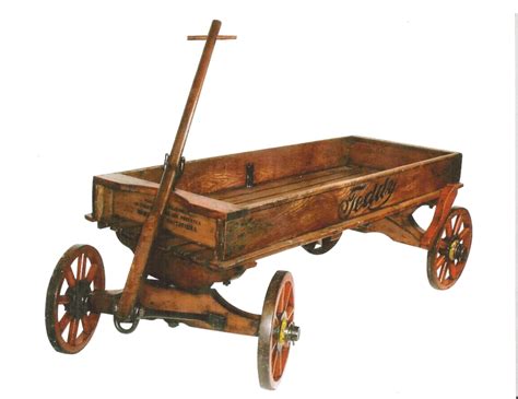 1903 Teddy Coaster Wagon Antique Toy Wagon