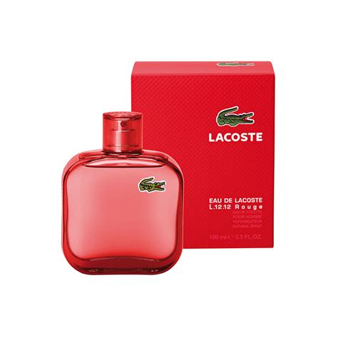 Lacoste L 12 12 Rouge Energetic Eau De Toilette 100ml Valrobcell