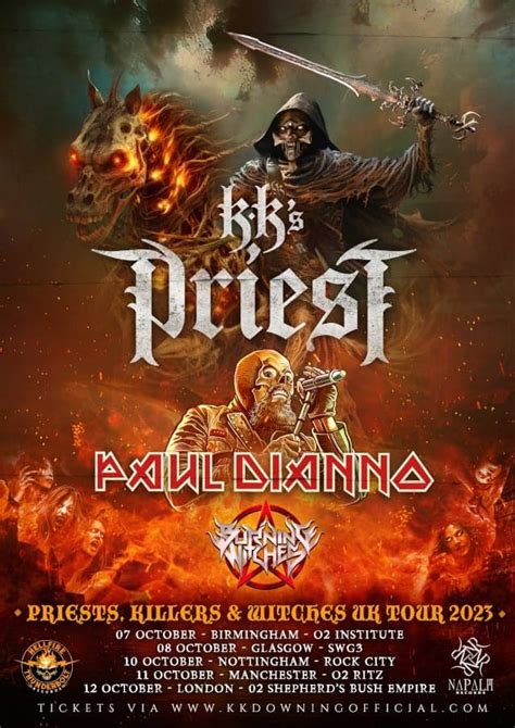 K K DOWNING S KK S PRIEST Reveals 2023 U K Tour Dates With PAUL DI ANNO