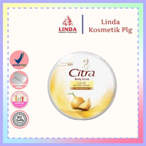 Jual CITRA Body Scrub Lulur Natural White Bengkoang 200ml Shopee