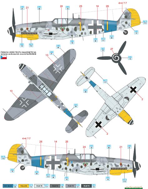 Messerschmitt Bf 109G-6 JG 54 Color Profile and Paint Guide