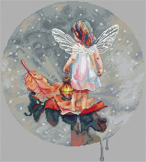 Fantasy Cross Stitch Pattern Pdf Instant Download Fairy Cross Etsy