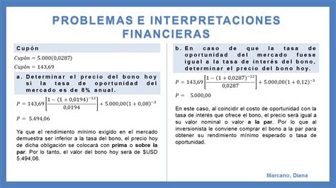 BONOS U OBLIGACIONES MATEMÁTICAS FINANCIERAS YouTube