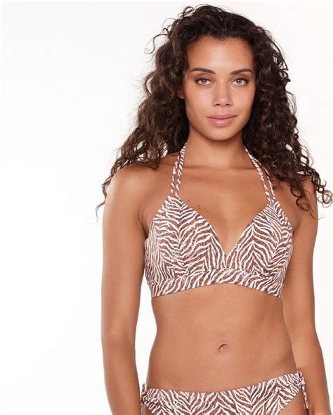 LingaDore Voorgevormde Triangel Bikini 7206TB Zebra Print 38C Bol