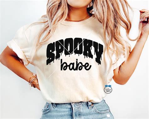 Spooky Babe SVG Spooky Babe Png Halloween SVG Halloween PNG Instant