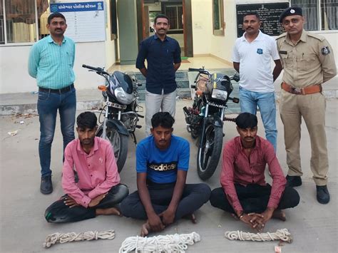 Three Habitual Thieves Caught With Two Motorbikes One Pickup Truck