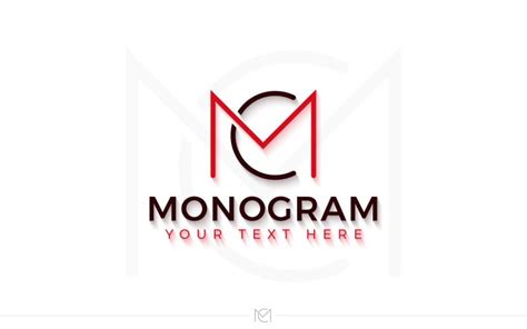 Monogram MC logo design, monogram logo - TemplateMonster