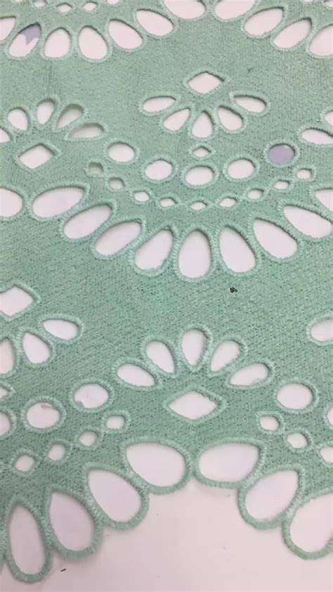 New Type Hollow Water Soluble Lace Fabric Cotton Fabric Multi