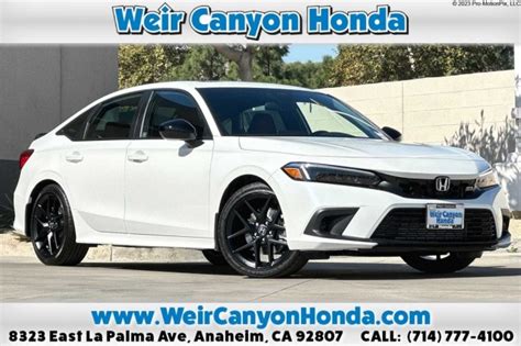 New Honda Civic Si D Sedan In Anaheim Weir Canyon Honda