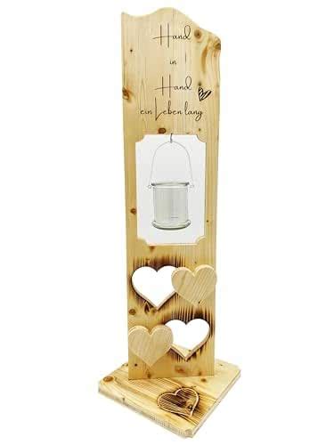 Holzaufsteller Hochzeitsgeschenk Personalisiert Mit Namen Holzstele Mit