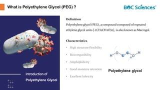 PEG For Drugs And Drug Delivery Systems Pptx