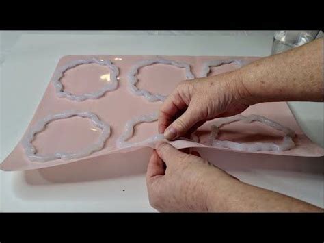 How To Make A Set Of Six Diy Geode Shaped Silicone Molds With A