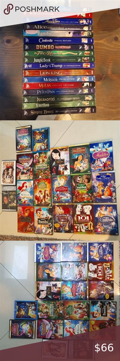 Walt Disney classic DVD lot | Walt disney, Disney dvds, Classic disney