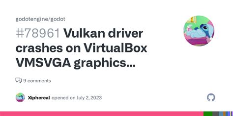 Vulkan Driver Crashes On VirtualBox VMSVGA Graphics Controller Issue