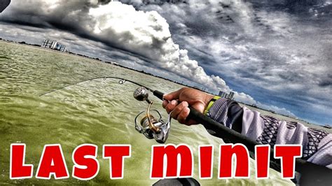 STRIKE LAST MINIT Dikala Ribut Datang Kayak Fishing Melaka YouTube