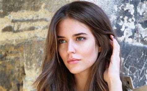 Women Model Face Blue Eyes Brunette Long Hair Clara Alonso Hd