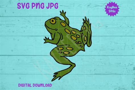 Bullfrog Frog Svg Png Cut Files Graphic By Kaybeesvgs Creative