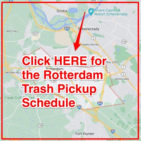 Rotterdam Trash Schedule Bulk Pickup Holidays Map