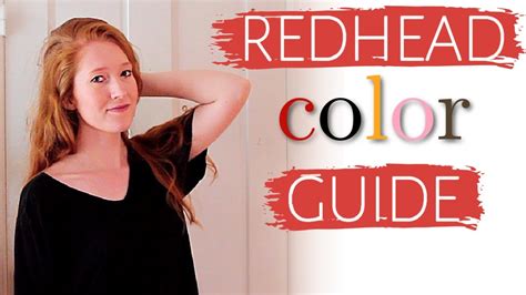 The Redhead Guide To Wearing Colors Colors To Wear For Redheads Youtube