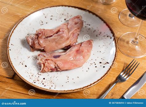 Smoked Pork Leg Served On Platter Stock Photo Image Of European