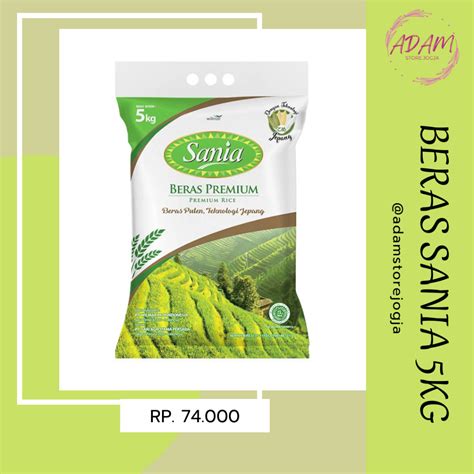 Jual Beras SANIA Premium 5kg Shopee Indonesia