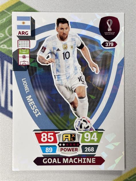 Lionel Messi Argentina Goal Machines Panini World Cup